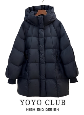 品牌折扣胖MM大码韩版爆款时尚连帽棉服女2025宽松面包服外套女潮