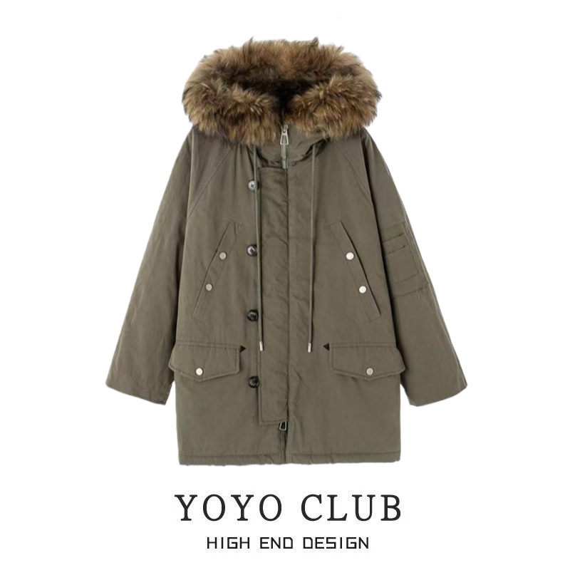 2025加厚保暖宽松显瘦棉服外套女