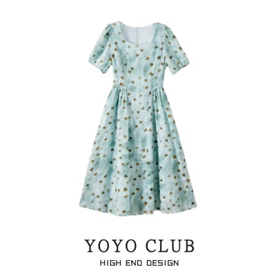 胖MM大码微胖巨好看的连衣裙女潮