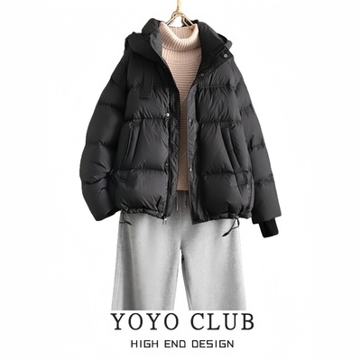 品牌折扣胖MM韩系休闲棉衣女秋冬季2025新款今年流行爆款棉服女潮