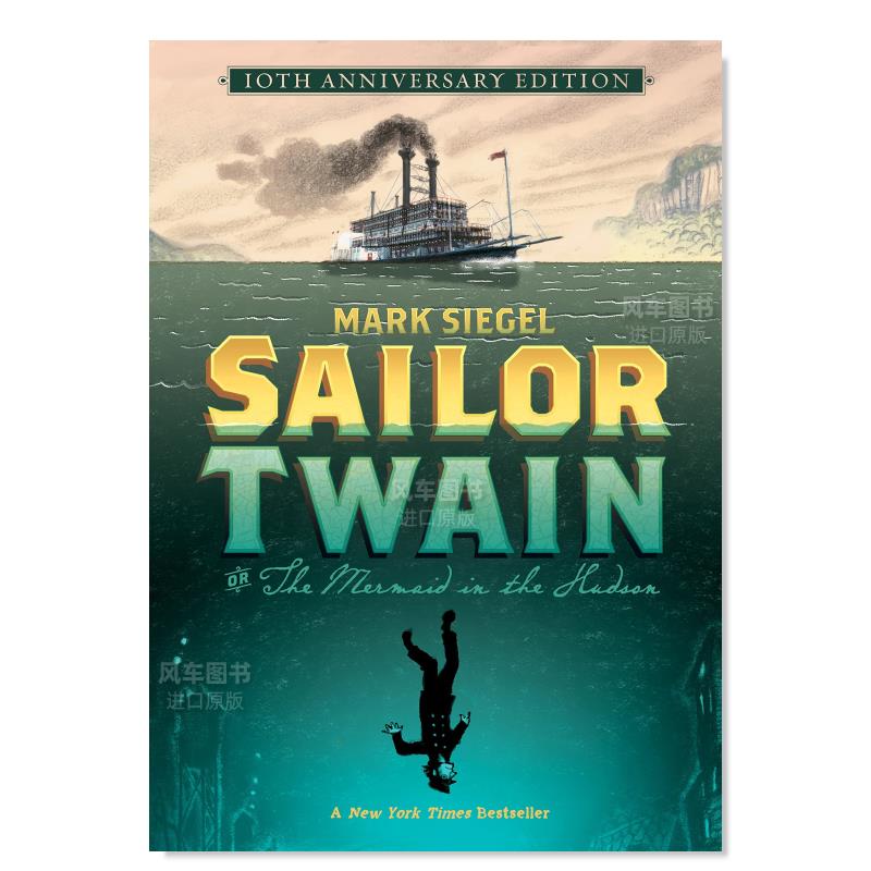 【预售】水手英文漫画进口原版书精装14岁以上Sailor Twain Mark Siegelfirst second