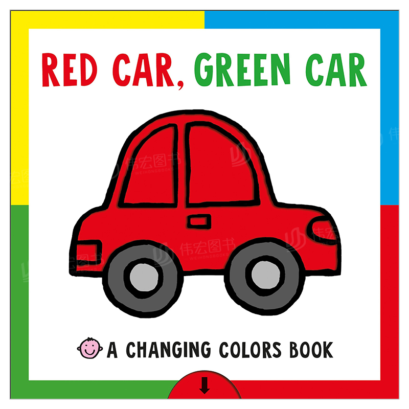 【预 售】红色的车,绿色的车英文儿童故事Red Car, Green CarPriddy进口原版书籍Priddy Books US 书籍/杂志/报纸 原版其它 原图主图