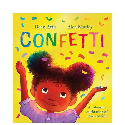 【预售】彩纸Confetti英文儿童绘本人际关系3-6岁精装进口原版书Atta  Dean Orchard Books