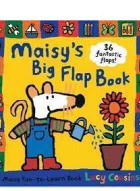【预售】小鼠波波翻翻书英文儿童趣味进口原版书【Maisy】MAISYS BIG FLAP BOOK精装6岁-9岁Lucy CousinsWalker Books UK