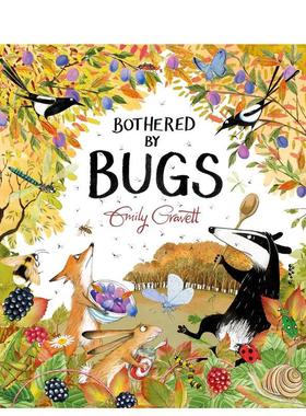 【预售】虫虫烦恼【A Pete the Badger Story】#3 Bothered by Bugs儿童绘本儿童绘本IP系列Emily Gravett平装3-6岁Two Hoots进口