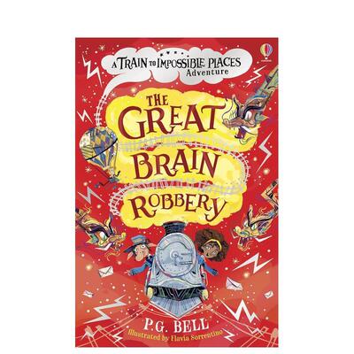 【预售】大脑大劫案The Great Brain Robbery英文青少年读物Bell  P GUsborne children’s books进口原版书9781474948623