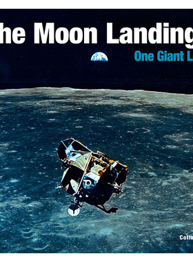 【现货】登月:一个大的飞跃英文*影集纪实进口原版书精装The Moon Landings: One Giant Leap Colin Salter著Flame Tree出版
