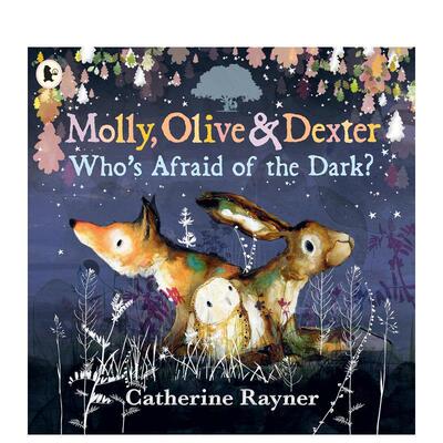【现货】莫莉奥利弗和德克斯特谁怕黑（平装）Molly， Olive and Dexter: Who's Afraid of the Dark?英文儿童绘本IP系列Catherine