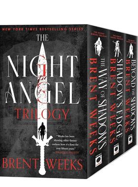 【预售】暗夜天使三部曲英文文学小说进口原版外版书盒装14岁以上Night Angel Trilogy BRENT WEEKS Orbit US