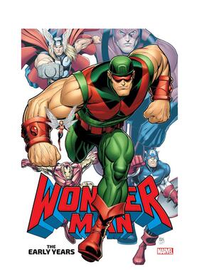 【预售】【Marvel】神奇人幼儿综合英文漫画精装进口原版书WONDER MAN: THE EARLY YEARS OMNIBUS Arthur Adams  Stan Lee  Marv