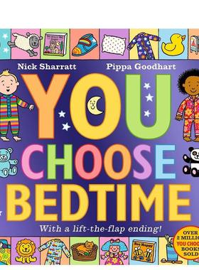 【现货】你来选睡前故事You Choose Bedtime英文儿童绘本虚构类Goodhart纸板书Puffin Books 3-9岁进口原版书9780241730577