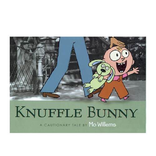 【预售】古纳什兔子获凯迪克奖Knuffle Bunny 英文儿童绘本虚构类3-6岁平装Mo Willems进口原版书Walker Books UK9781844280599