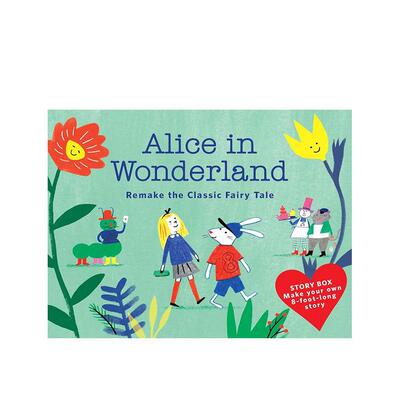 【现货】爱丽丝奇境记Alice in Wonderland英文儿童趣味Anne Laval盒装Laurence King6-9岁进口原版书9781786274793