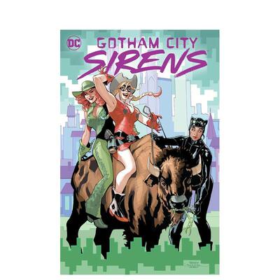【现货】【DC Comics】哥谭魅影扣动扳机英文漫画进口原版图书精装Gotham City Sirens: Trigger HappyTini HowardDC Comics