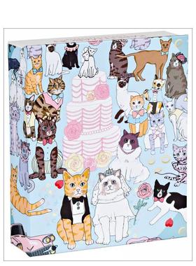 【预售】猫咪婚礼问候卡Cat Wedding QuickNotes notecards英文文创卡牌teNeues盒装teNeues进口原版书9781623257378