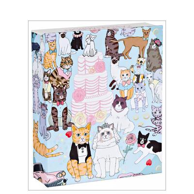 【预售】猫咪婚礼问候卡Cat Wedding QuickNotes notecards英文文创卡牌teNeues盒装teNeues进口原版书9781623257378