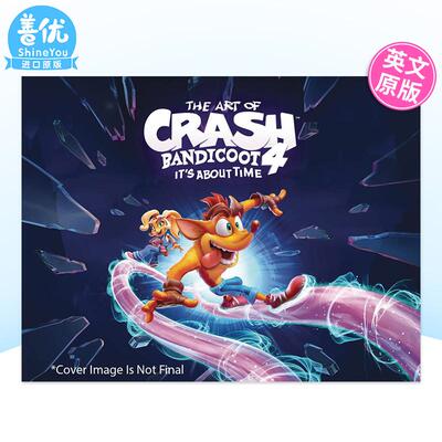 【预售】古惑狼游戏设定集The Art of Crash Bandicoot 4英文艺术插画原画设定集Blizzard Entertainment精装Blizzard Entertainm