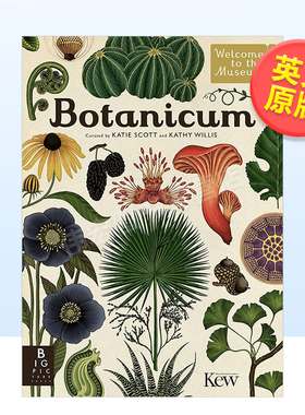 【欢迎来到博物馆】植物馆英文儿童绘本知识百科进口原版书精装【Welcome to the Museum】Botanicum RamanPrinja?Ch