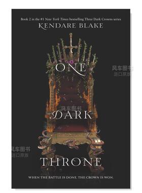 【现货】在一个漆黑的宝座英文青少年读物进口原版书One Dark Throne BLAKE KENDARE著Quill Tree Books出版