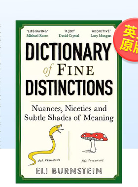 【预售】精微辨析词典语义的细微差别与精妙之处Dictionary of Fine Distinctions英文生活综合Eli Burnstein平装Profile Books97