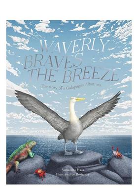 【预售】韦弗利在微风中勇敢前行Waverly Braves the Breeze英文儿童绘本自我认知情绪管理6-9岁精装进口原版书CORA  SAMANTHA T