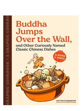 【预售】中国美食漫画食谱英文漫画图书进口原版图书平装Buddha Jumps Over the Wall， and Other Curiously NaYing Chang Compe