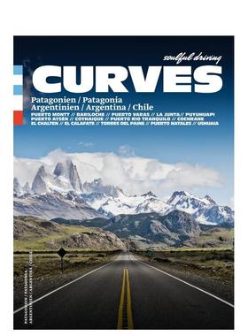 【预售】曲线巴塔哥尼亚德语  英语对照Curves英文旅行Stefan Bogner平装进口原版书Delius Klasing Verlag9783667124975