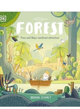 【现货】森林Forest英文儿童绘本动物生态环保3-6岁平装Brendan Kearney进口原版书DK Children9780241525791