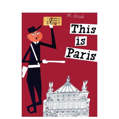 【预售】【Miroslav Sasek】这就是巴黎This is Paris英文儿童绘本插画师Miroslav SasekRizzoli精装进口原版书9780789310637