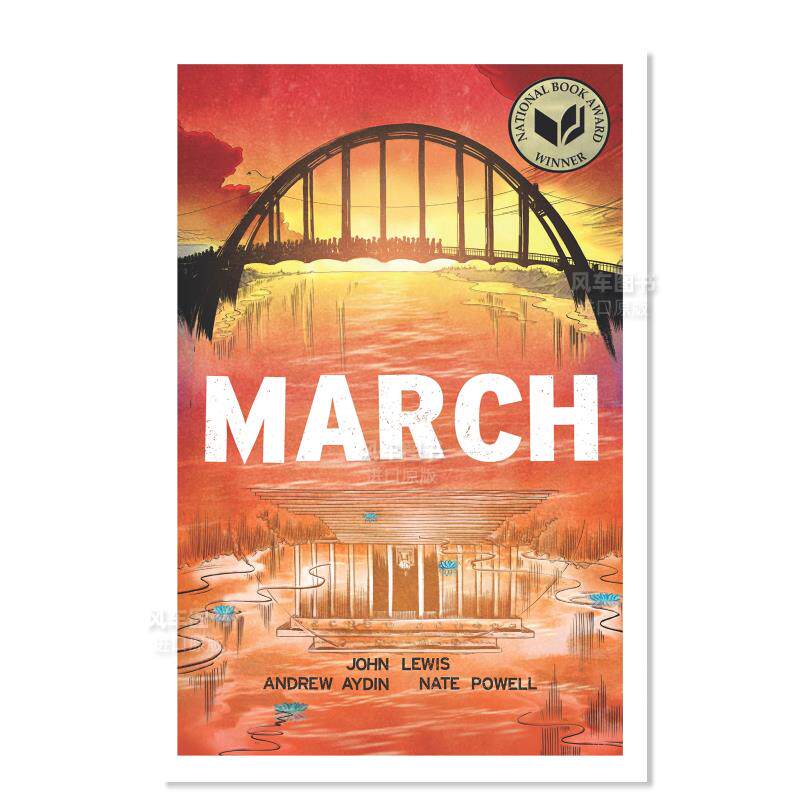 【预售】【IDW Publishing】游行三部曲套装英文漫画进口原版书盒装March  John Lewis; Andrew Aydin; Nate PowellIDW Publishing
