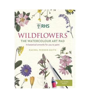 Pad英文艺术技法与入门赏析Rachel UK平 RHS野花水彩画垫RHS Beazley SmithMitchell Pedder Art Watercolour Wildflowers 预售