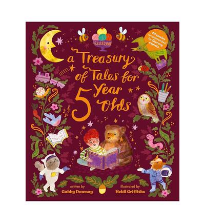 【现货】5岁孩童故事宝库A Treasury of Tales for Five-Year-Olds英文儿童绘本虚构类Gabby Dawnay 精装Frances Lincoln Publish