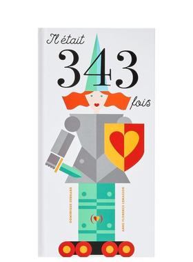 【现货】曾经有343次Il était 343 fois法文立体书3-6岁Les Grandes Personnes进口原版书9782361936327
