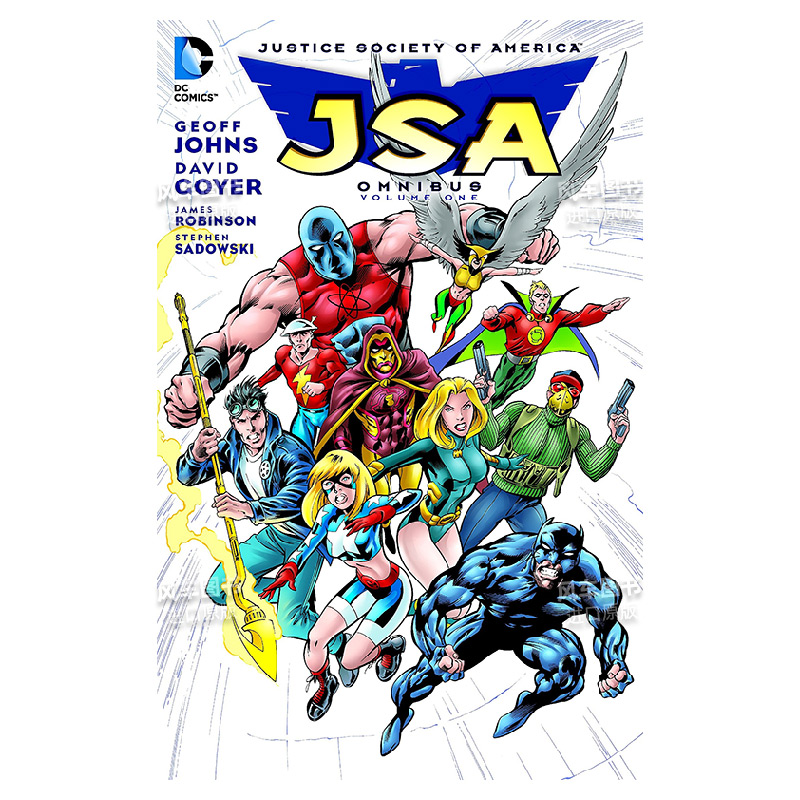 【预售】JSA全明星正义协会精选集卷1英文漫画进口原版图书JSA Omnibus Vol. 1Geoff Johns DC Comics