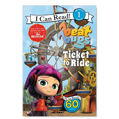 【现货】打败虫子:车票英文儿童分阶阅读进口原版书Beat Bugs: Ticket to Ride Meister著Harpercollins出版