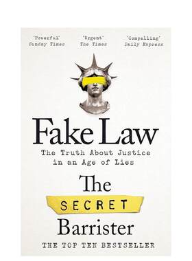 【现货】假法律谎言时代关于正义的真相Fake Law英文社会科学The Secret BarristerPicador 进口原版书
