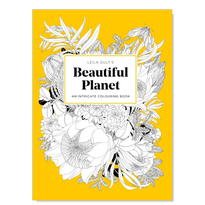 【现货】【T&H】【涂色书】美丽的植物英文儿童趣味进口原版书平装Leila Duly’s Beautiful Planet:An Intricate Colouring Boo