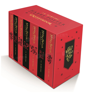 Paperback Editions Set Harry Gryffindor 预 售 7本套装 Potter Box 格兰芬多学院版 哈利波特 英文儿童章节书 House 平装