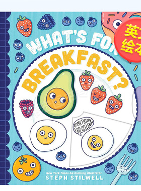 【现货】早餐吃什么？英文儿童绘本知识百科进口原版书纸板书What’s for Breakfast? Stephani Stilwell著little bee books出版