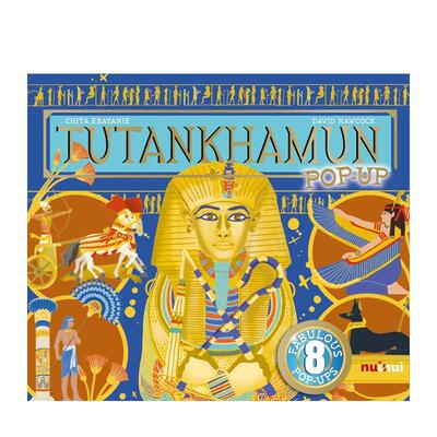 【现货】【古文明立体书】图坦卡蒙立体书【Ancient Civilisations Pop-Ups】Tutankhamun Pop-Ups英文儿童立体David Hawcock Chi