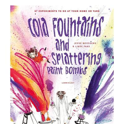 【现货】可乐喷泉和泼墨轰炸Cola Fountains & Splattering Paint Bombs英文儿童绘本插画师Jesse Goossens精装Lemniscaat6-9岁进