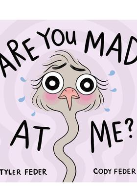 【预售】你生我气了吗Are You Mad at Me?英文儿童绘本自我认知情绪管理6-9岁精装进口原版书Tyler Feder  Rocky Pond Books