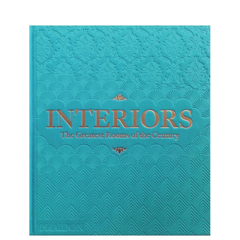 【预售】室内设计 细数本世纪的伟大房间 天蓝色天鹅绒封面 Interiors英文室内设计空间与装饰Phaidon Editors William Norwich精