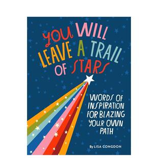 现货 Will Trail Congdon精装 轨迹点亮自己道路 Stars英文心灵励志Lisa 你将会留下一条星星 Chroni 灵感话语You Leave