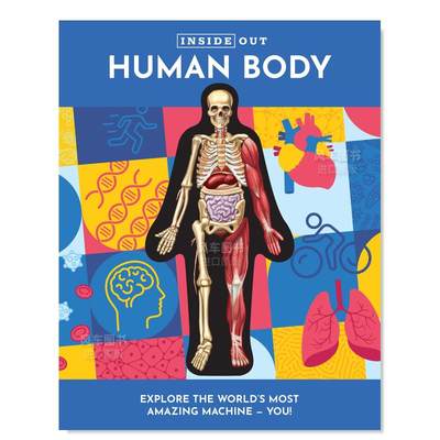 【预 售】【里里外外】人体 【Inside Out】Human Body 英文原版进口图书外版书籍