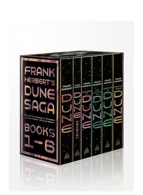 【预售】弗兰克赫伯特沙丘六部曲1-6套盒Frank Herbert's Dune Saga 6-Book Boxed Set英文文学小说平装进口原版书Frank Herbert
