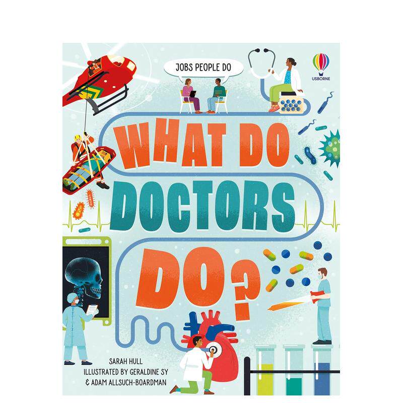 【现货】【职业启蒙】医生是做什么的【Jobs People Do】What Do Doctors Do?英文儿童绘本职业认知财商管理Sarah Hull精装Usborn
