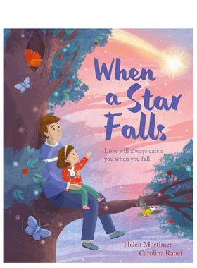 【现货】当星辰落下When a Star Falls英文儿童绘本人际关系Helen Mortimer平装Orchard Books3-6岁进口原版书97814083 970