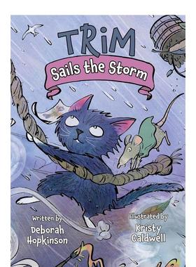 【现货】驾驭风暴英文儿童绘本虚构类进口原版外版书Hopkinson精装3岁-6岁TrimSailsTheStormPeachtreePublishers