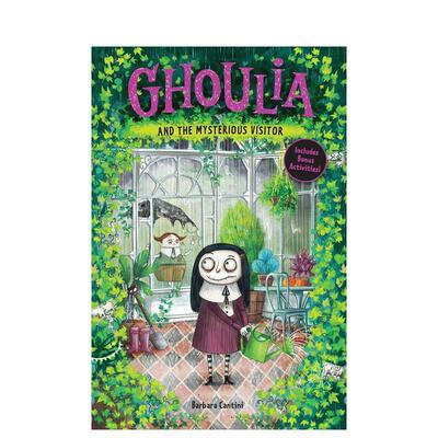 【现货】茱莉亚神秘访客 2Ghoulia And The Mysterious Visitor Book #2英文儿童章节书Barbara CantiniAmulet Books平装进口原版
